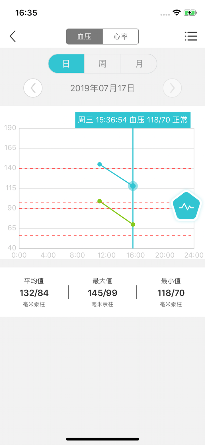 脉搏波血压计 screenshot 2
