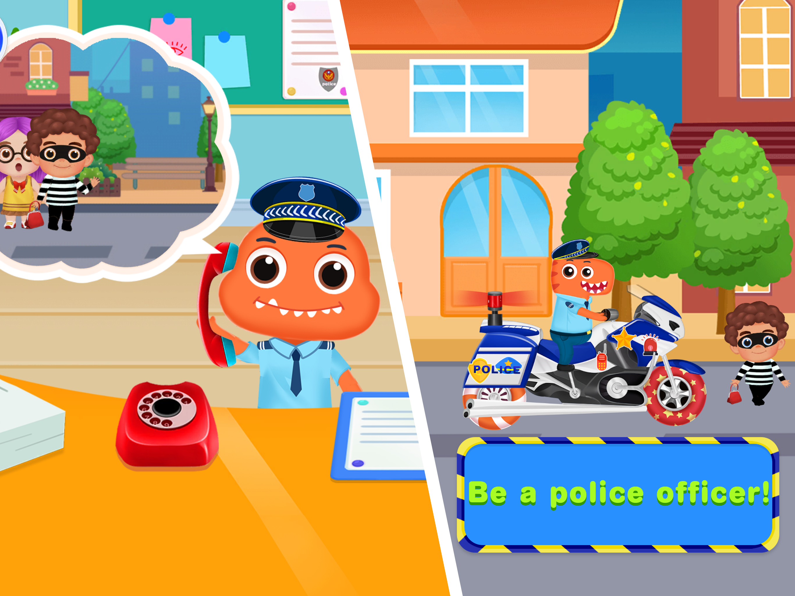 Kids Police Car Driving Game
