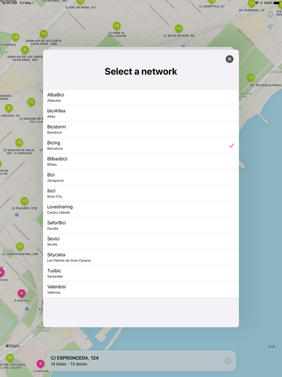 VeloDispo Iberia iPad screenshot