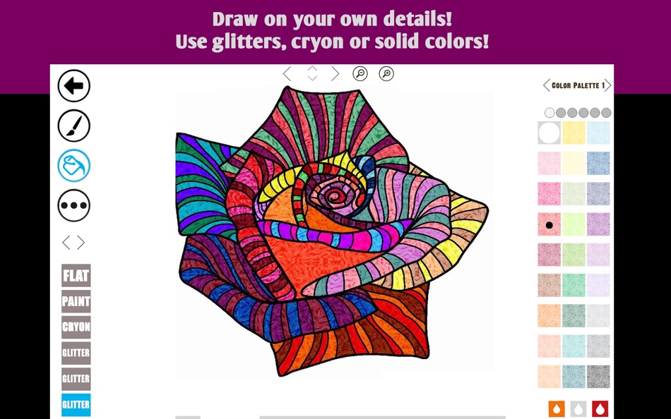 #5. Coloring Book- Stress relaxing (macOS) By: Muhammad Nasir