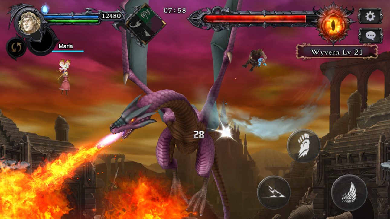 Castlevania Grimoire of Souls Hack screenshot 6 - iOS game interface