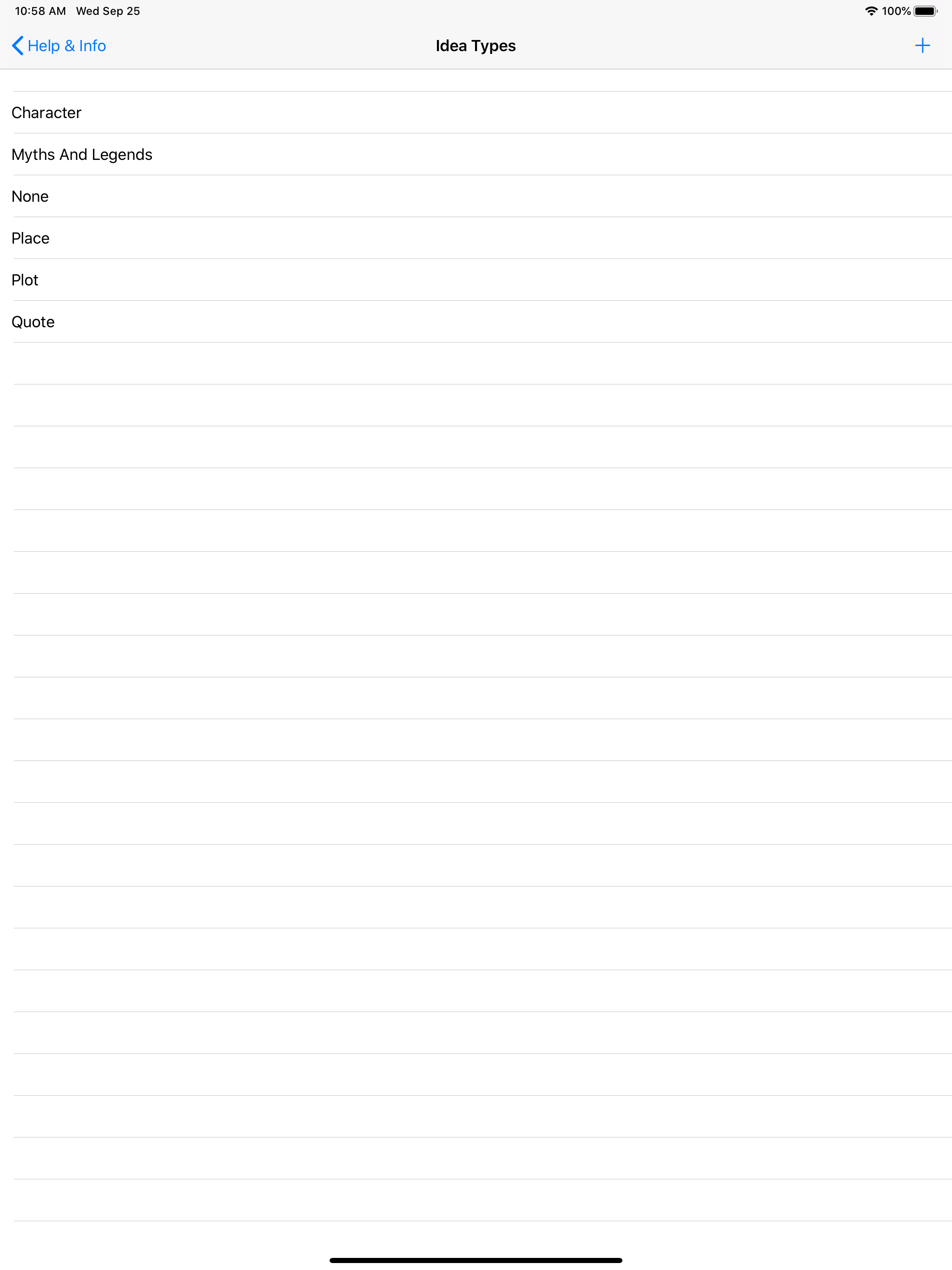 WriteIdeas screenshot 10