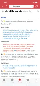 Spanish Thesaurus screenshot #5 for iPhone