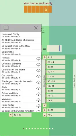 Game screenshot Sums and Words for iPhone mod apk