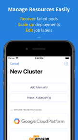 Kuber - Kubernetes Dashboard screenshot