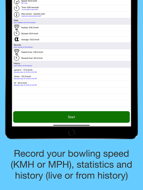 Screenshot #6 pour Speed Gun for Cricket Pro