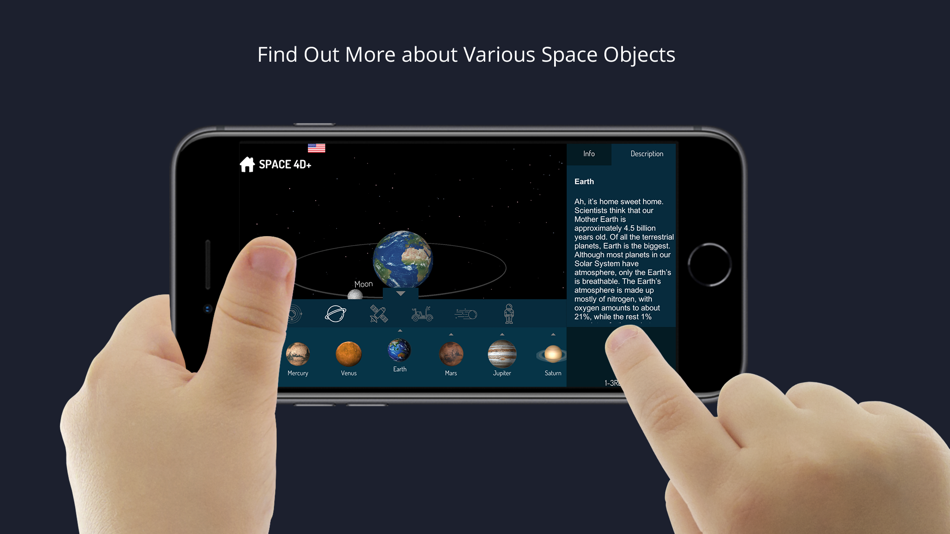 #5. Space 4D+ (iOS) Podle: Octagon Studio Ltd