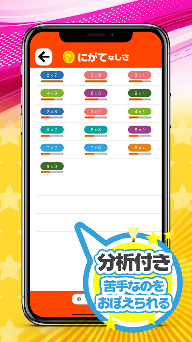 読み上げ九九表 iPhone screenshot