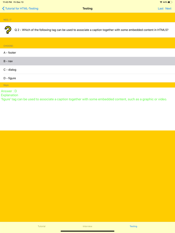 Tutorial for HTML iPad screenshot 6 - Reference app
