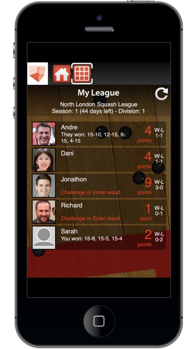 SquashMatch Screenshot