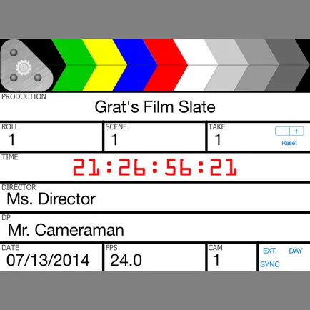 Grat's Film Slate/Clapboard Cheats