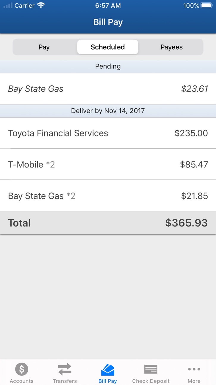 iPhone screenshot