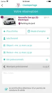 autopartage ccgvm iPhone Captures Décran 2