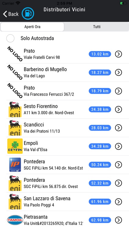 Cerca Distributori Metano screenshot-3