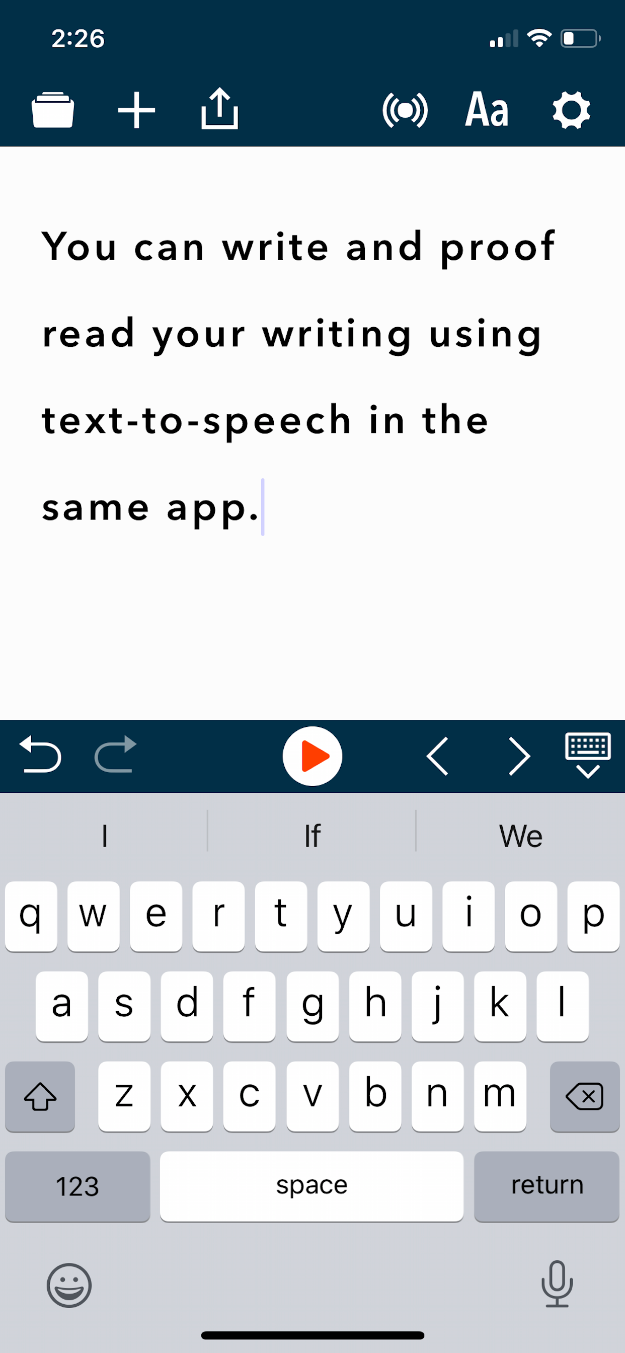 VDWrite