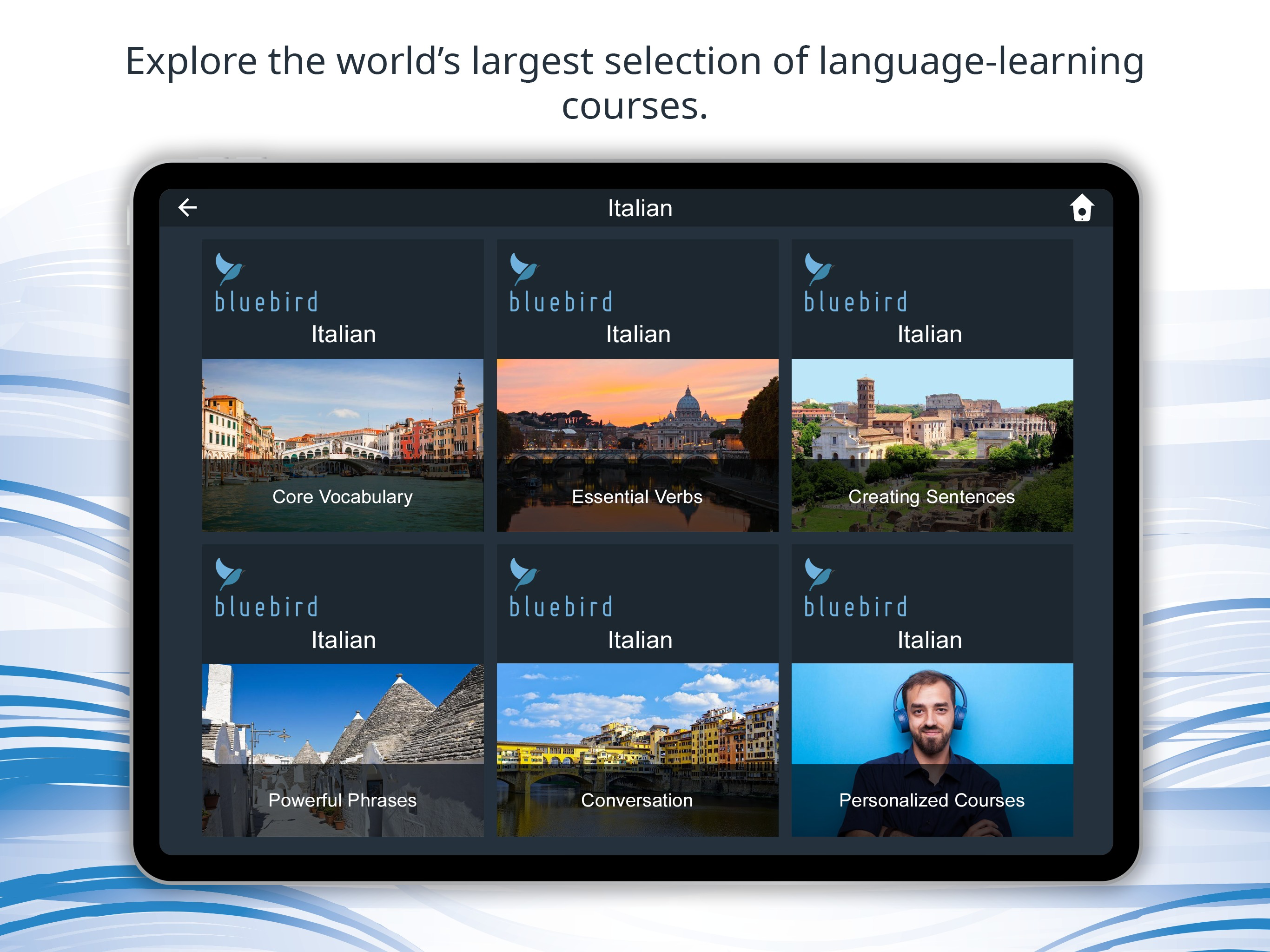 Bluebird: Learn 163 Languages