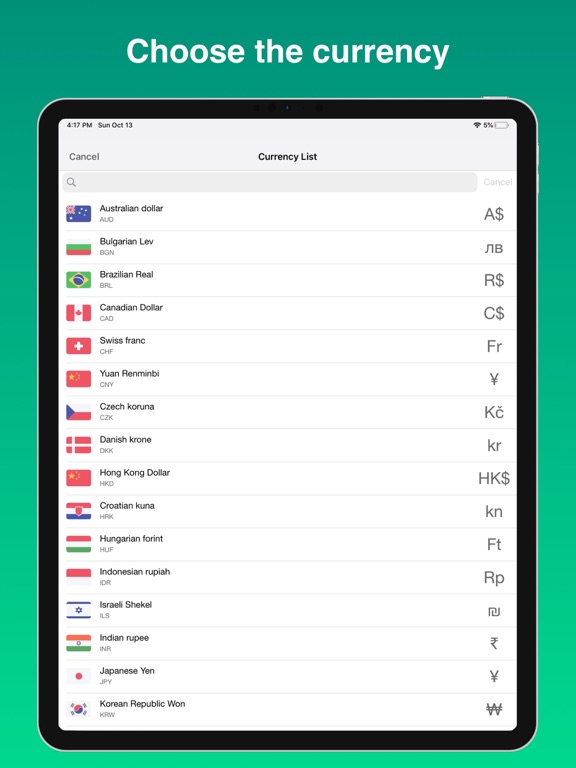Screenshot #4 pour Convertisseur de devises!!
