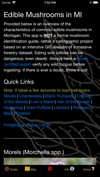 Screenshot #2 pour Michigan Mushroom Forager Map!