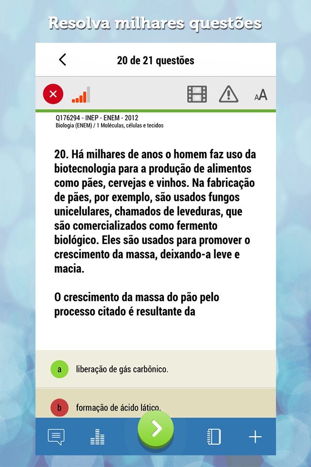 Questões ENEM - SAE Digital screenshot 2