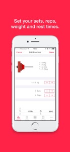 Powr Weight Lifting Tracker screenshot #2 for iPhone