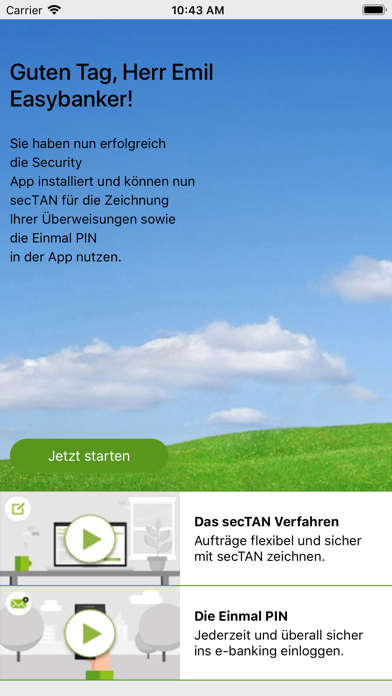 easybank Security App Screenshot