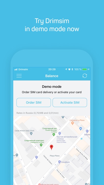 Drimsim — international calls screenshot-4