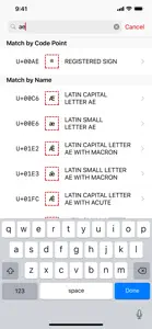 Cicero: A Unicode® Tool screenshot #4 for iPhone