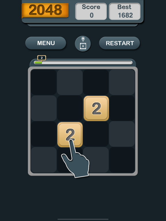 Screenshot #4 pour 2048 Mania Deluxe