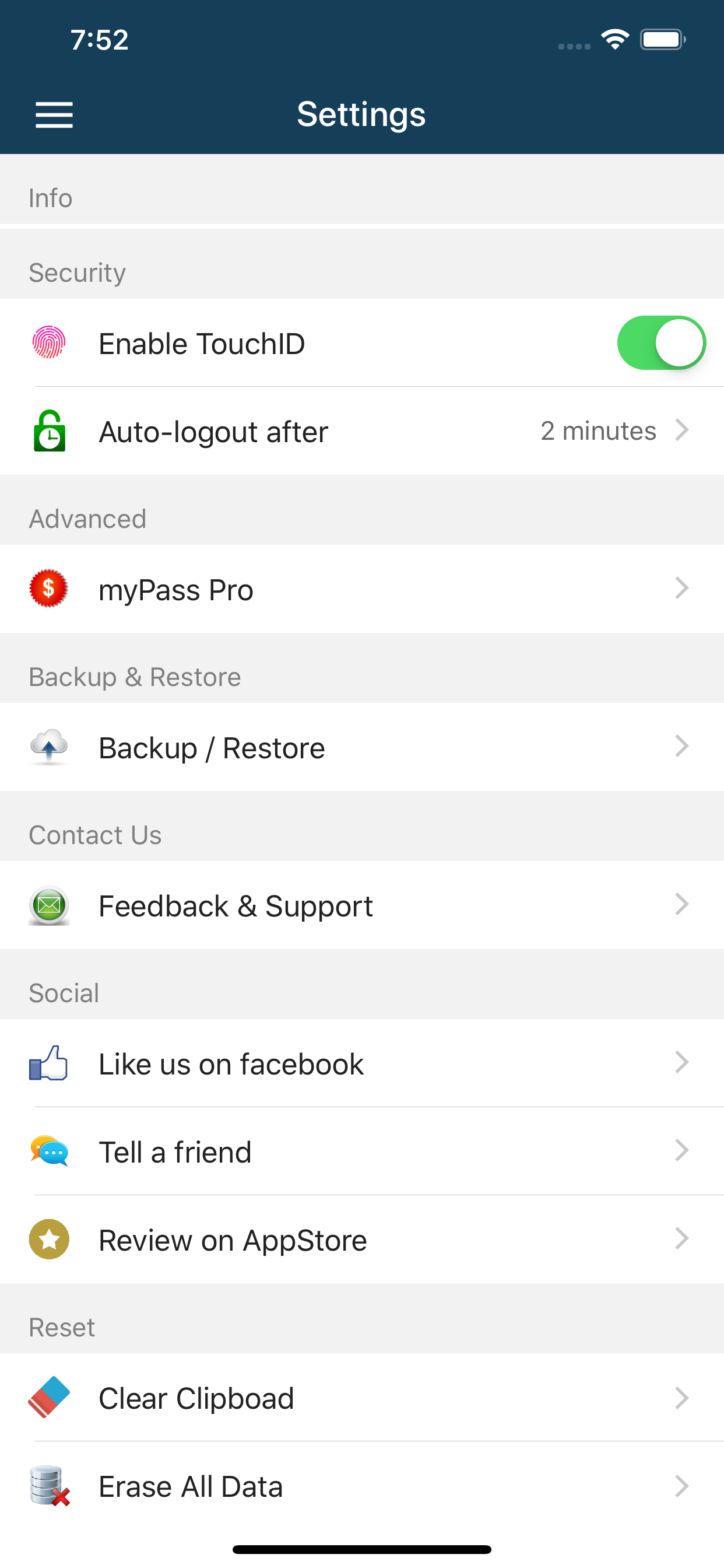 myPass - password manager screenshot 4