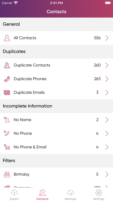 My Contacts Backup & Transfer screenshot 3