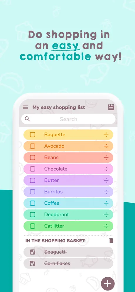 Easy Shopping List.