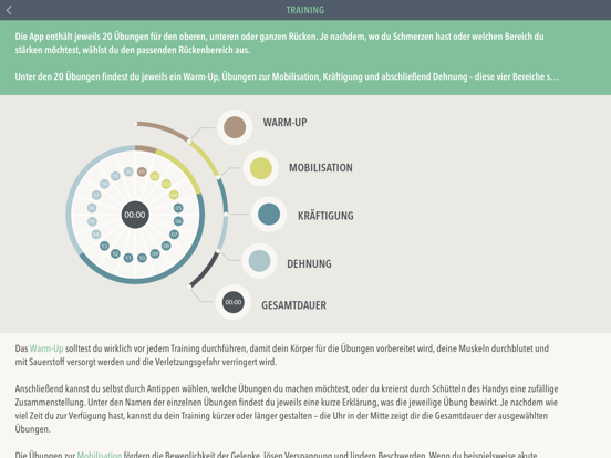 Die 60 Besten Rückenübungen iPad screenshot