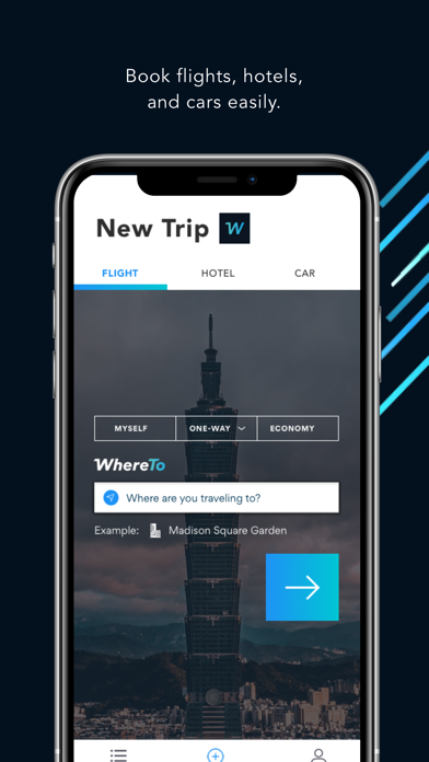 How to cancel & delete WhereTo - Business Travel from iphone & ipad 1