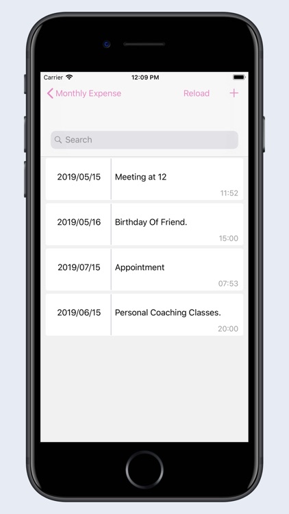 Monthly Expense Calculator