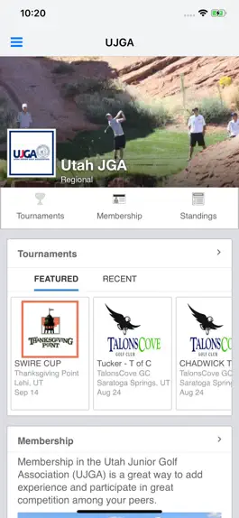 Game screenshot Utah Junior Golf Association mod apk