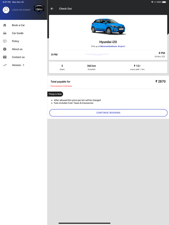 App screenshot