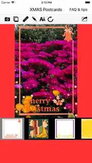 christmas photo cards - gfc iphone screenshot 2