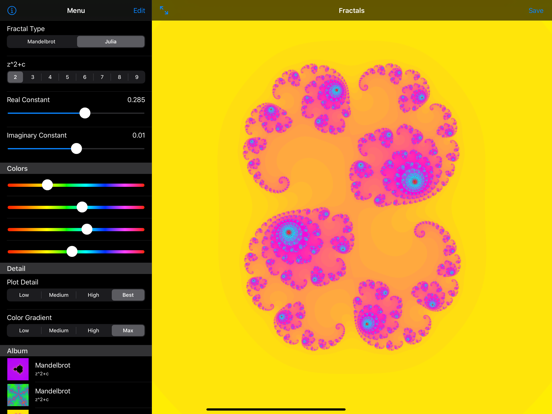 Fractals iPad app afbeelding 4