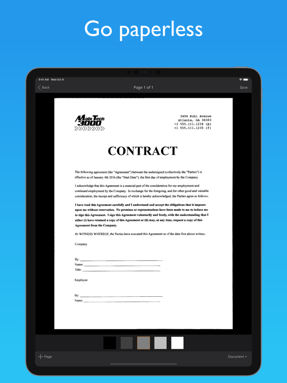 Screenshot #2 for JotNot Scanner App Pro