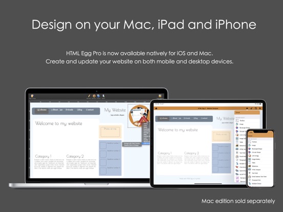 Screenshot #4 pour HTML Egg 2 - Website Designer