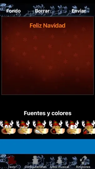Captura de pantalla de Textos & Ringtones Navideños en iPhone 2