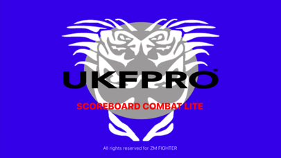 Screenshot #1 pour UKFPRO Score Combat lite
