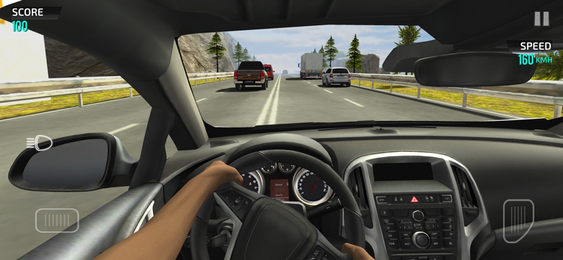 Racing in Car 2 screenshot