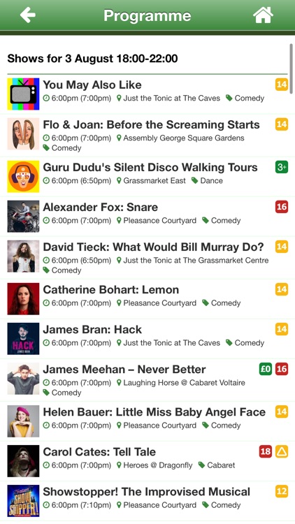 iFringe: Edinburgh Fringe 2019