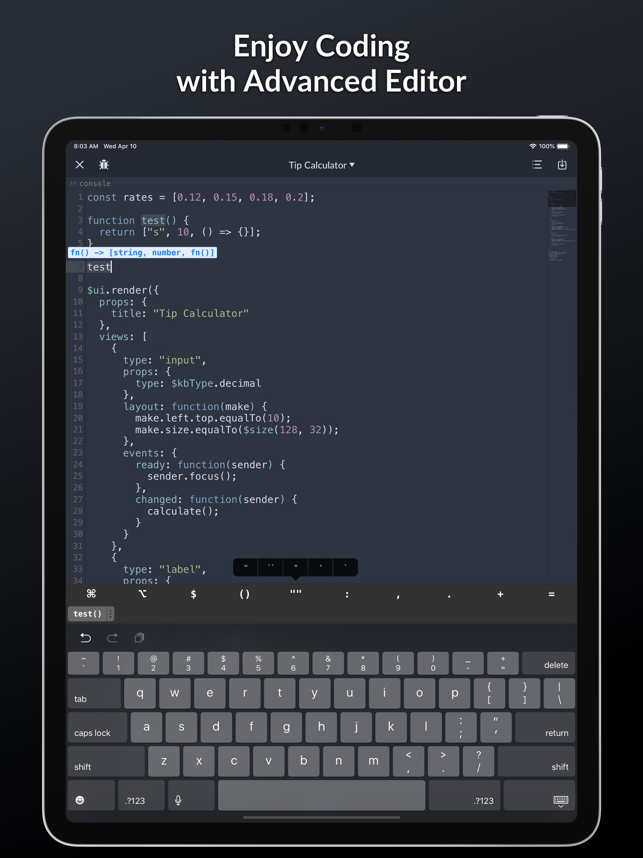 ‎JSBox - Learn to Code Screenshot