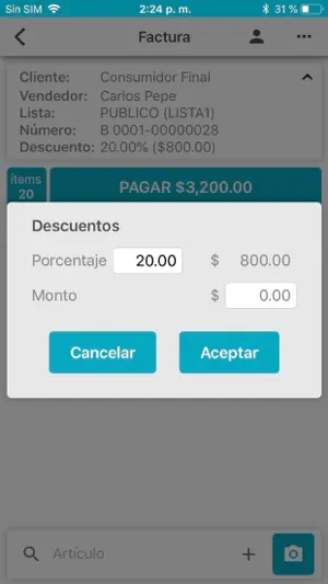 Factura zMobile screenshot 3
