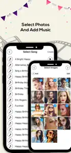 Birthday Video Maker Songs screenshot #3 for iPhone