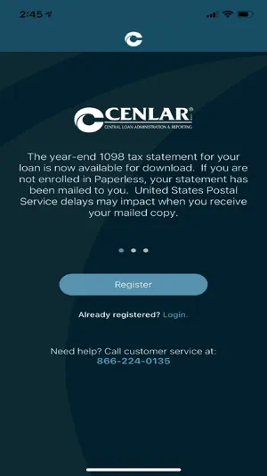 Cenlar Mobile™ screenshot 1