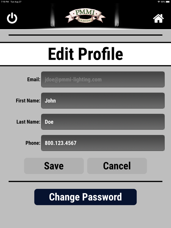 PMMI Lighting iPad screenshot 6 - Utilities app