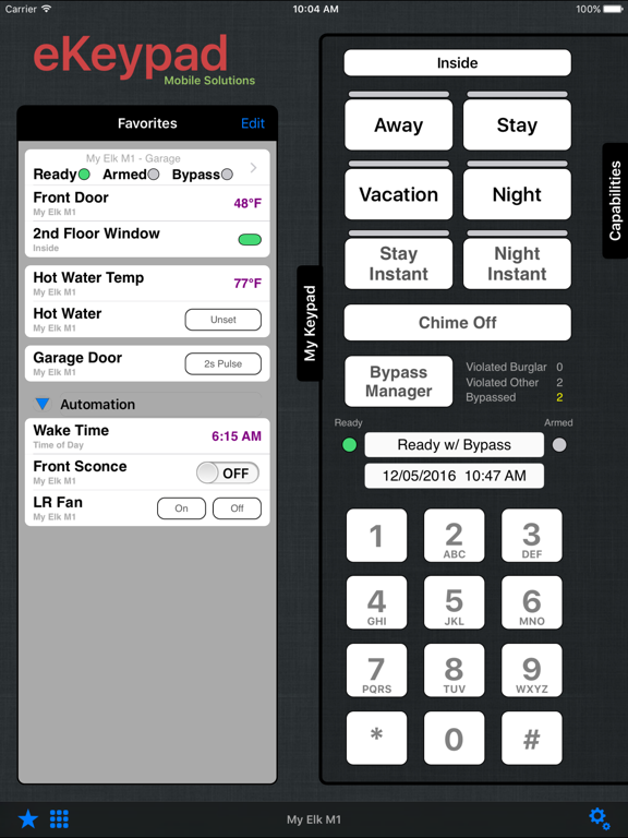 eKeypad M1 iPad screenshot 4 - Utilities app